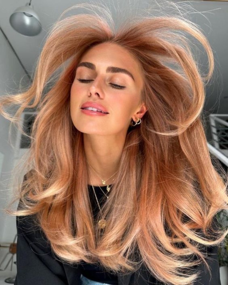 Apricot Crush: el color de pelo que será tendencia en otoño 2024