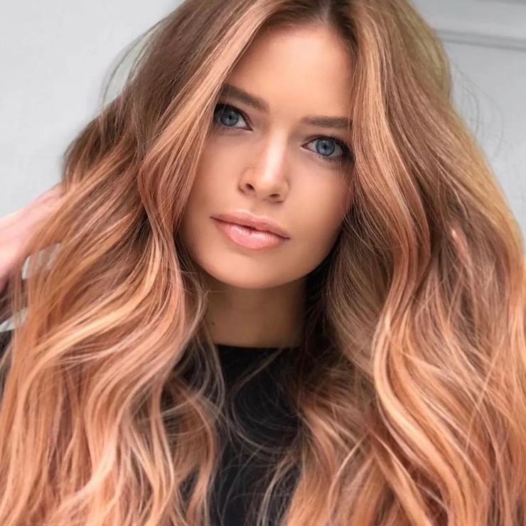 Apricot-crush-el-color-de-pelo-que-será tendencia-en-otoño