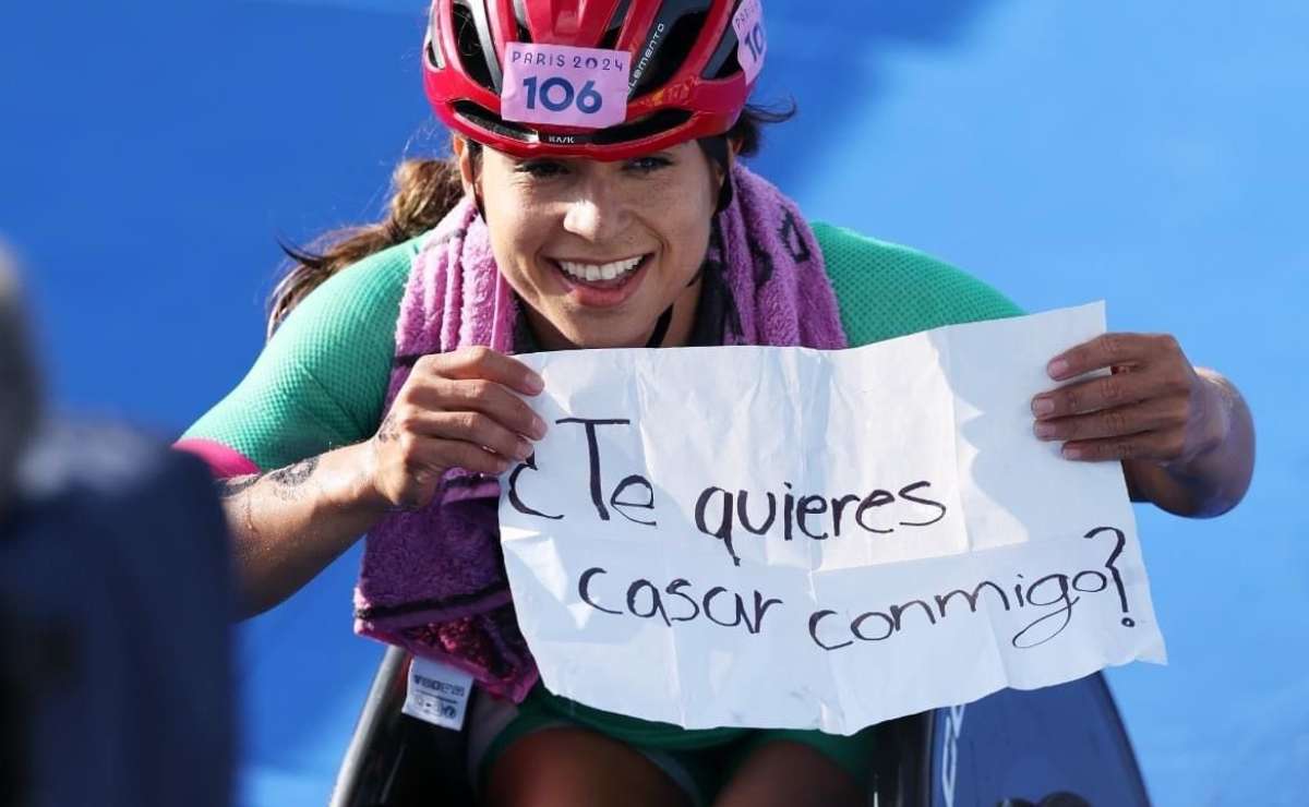 Brenda Osnaya, la atleta paralímpica que propuso matrimonio en París 2024