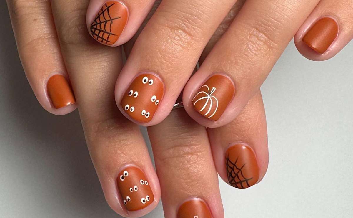 uñas-cortas-de-Halloween