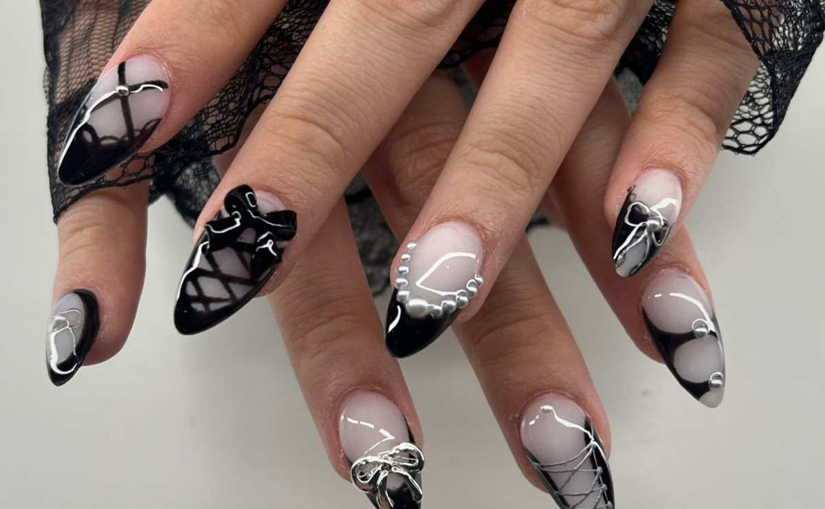 Ideas de uñas 'dark coquette' que están en tendencia este otoño